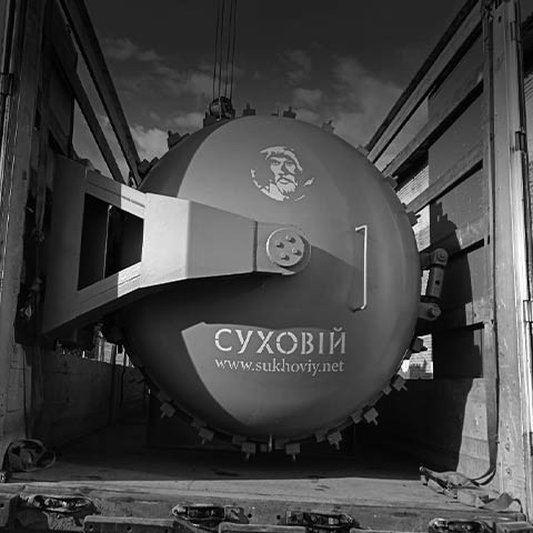 Autoclave for wood impregnation (deep impregnation) of Sukhoviy Albus