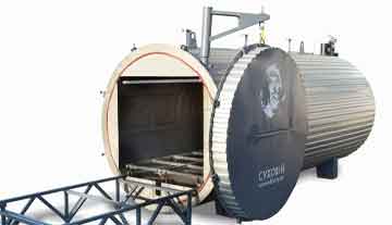Press vacuum drying chamber for wood Sukhoviy Vac Pulse