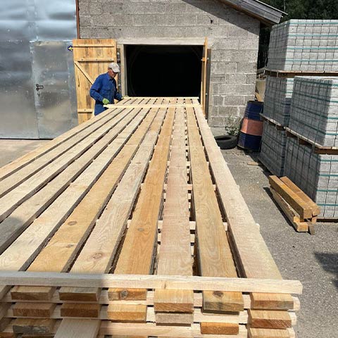 Press vacuum drying chamber for wood Sukhoviy Vac Pulse